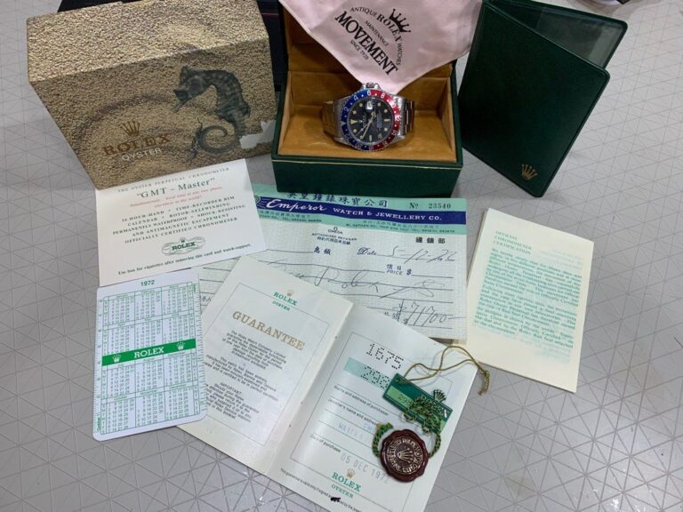 Rolex 1675 GMT Master MK2 Full Set (1972)!