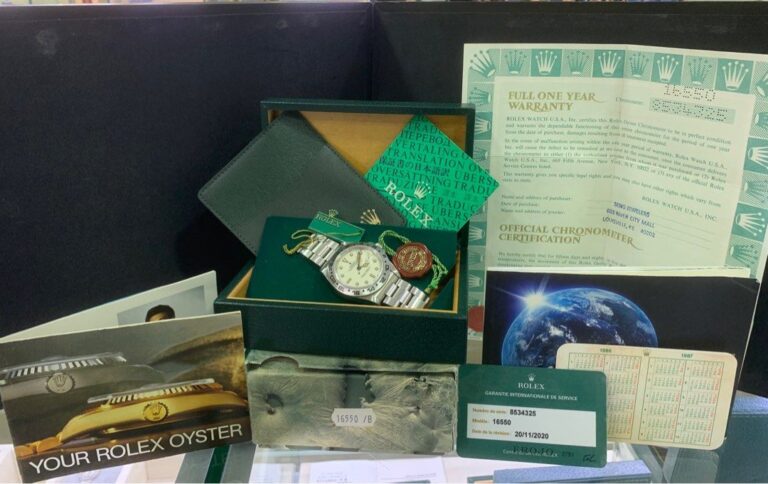 Rolex Explorer 2 Ivory Deep Panna Dial Complete Set + RSC Paper!