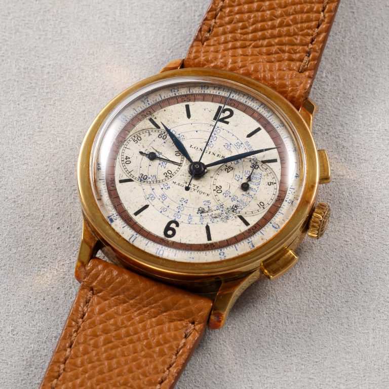 Longines 13zn 2 Tone Multi Scale Chronograph