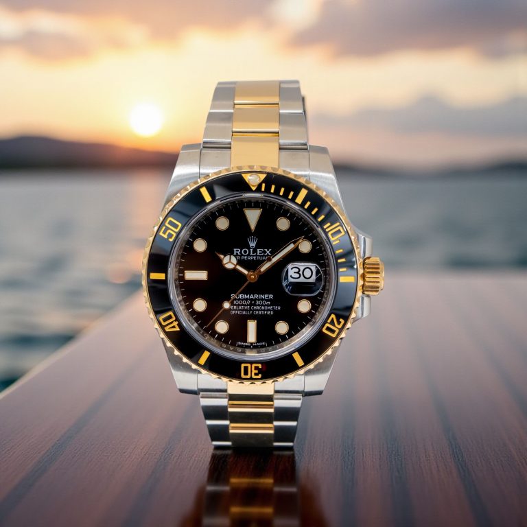 Rolex Submariner Two Tone Black 116613LN