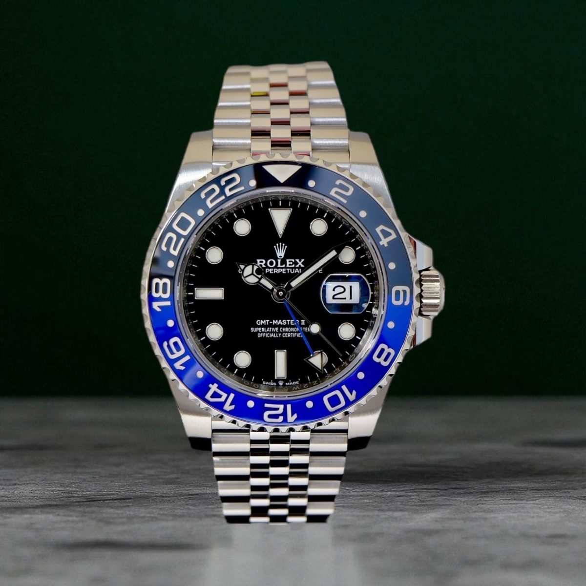 AUG 2024 Rolex GMT-Master II "Batgirl" 126710BLNR