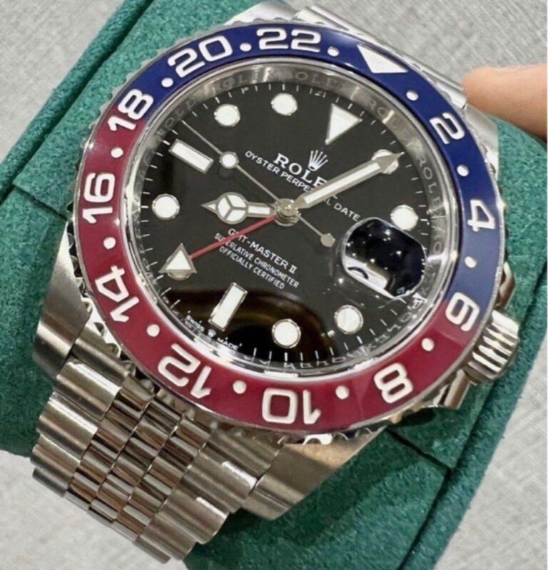 Like New Y2021 Rolex GMT Master II Pepsi Jubilee 126710BLRO