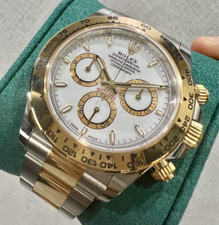 Like New Y2024 Rolex Daytona Two Tone White 126503