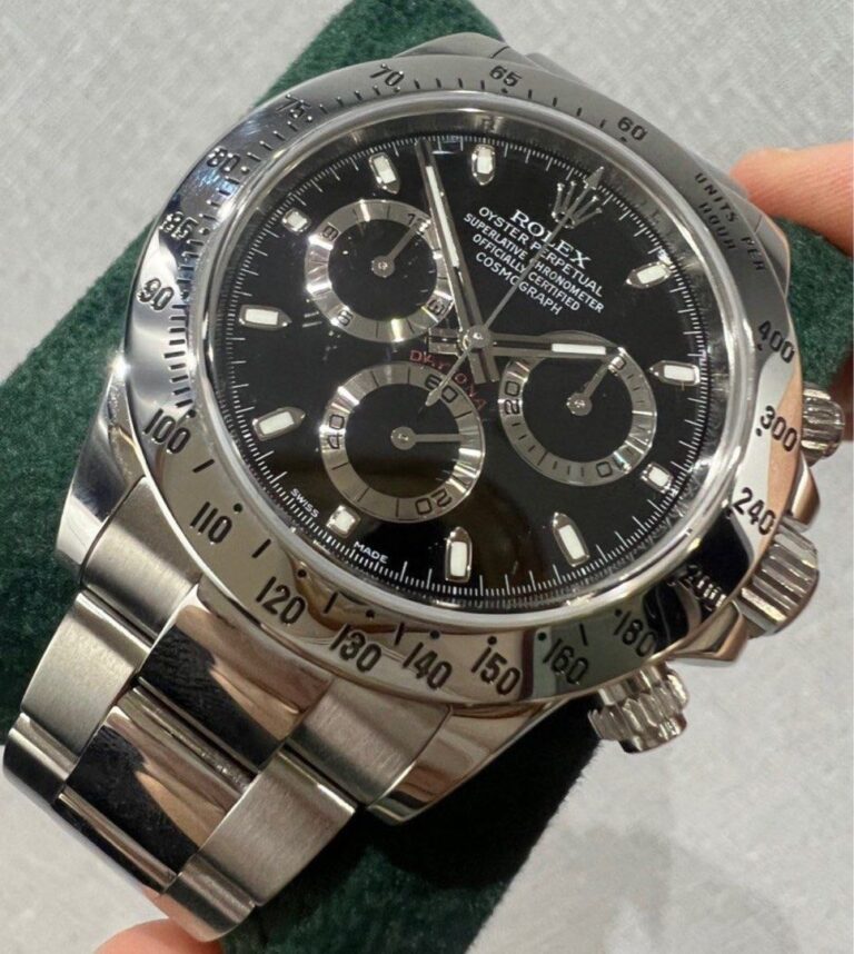 Preowned Y2012 Rolex Daytona Steel Black 116520