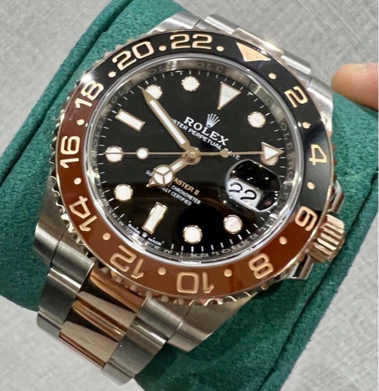 Preowned Y2022 Rolex GMT Master II Two Tone Rootbeer 126711CHNR