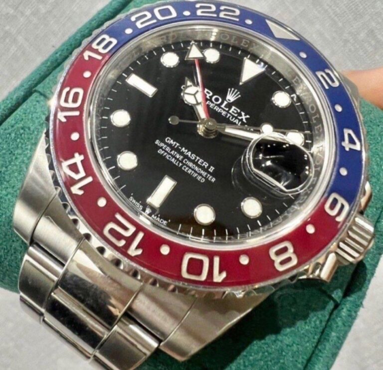 Preowned Y2024 Rolex GMT Master II Pepsi Oyster 126710BLRO