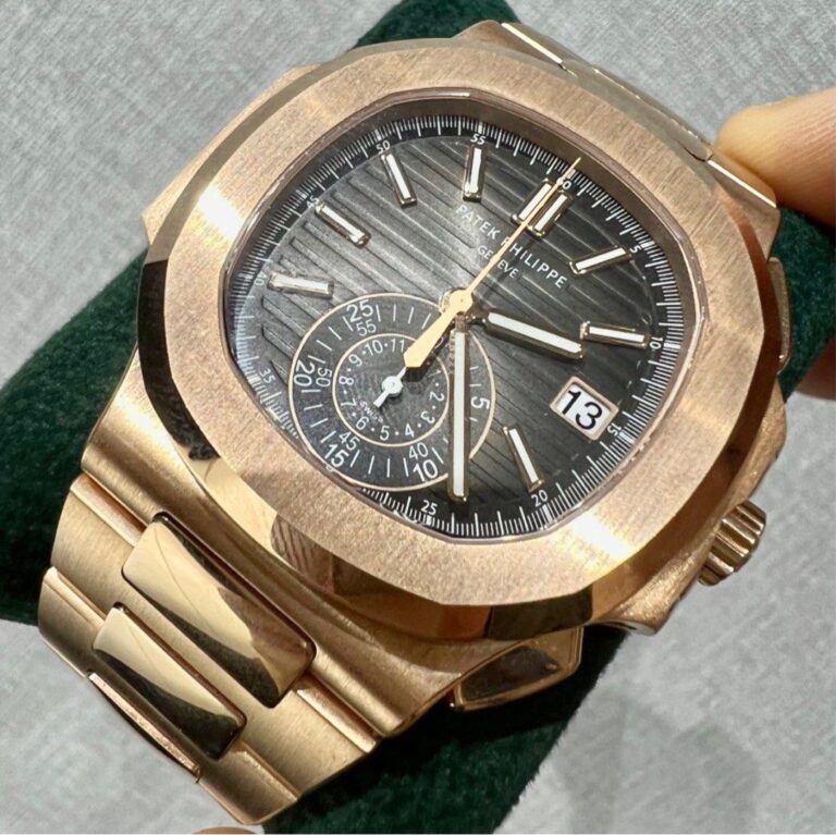 Preowned Y2016 Patek Philippe Nautilus Chronograph Rosegold 5980/1R