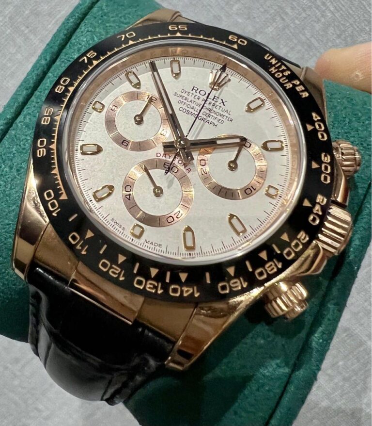 Like New Y2012 Rolex Daytona Rosegold Ivory 116515LN