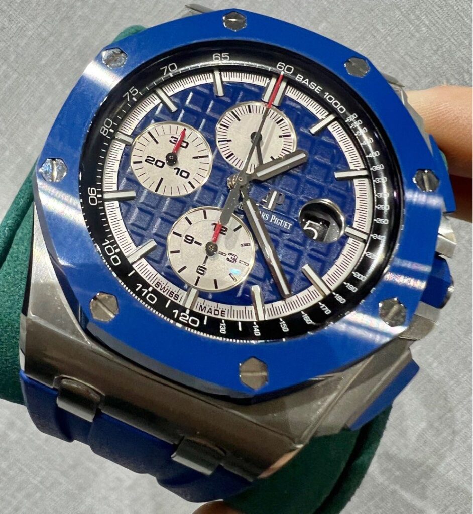 Like New Y2019 Audemars Piguet Royal Oak Offshore Novelty Blue Camo 26400SO Limited 400 44MM