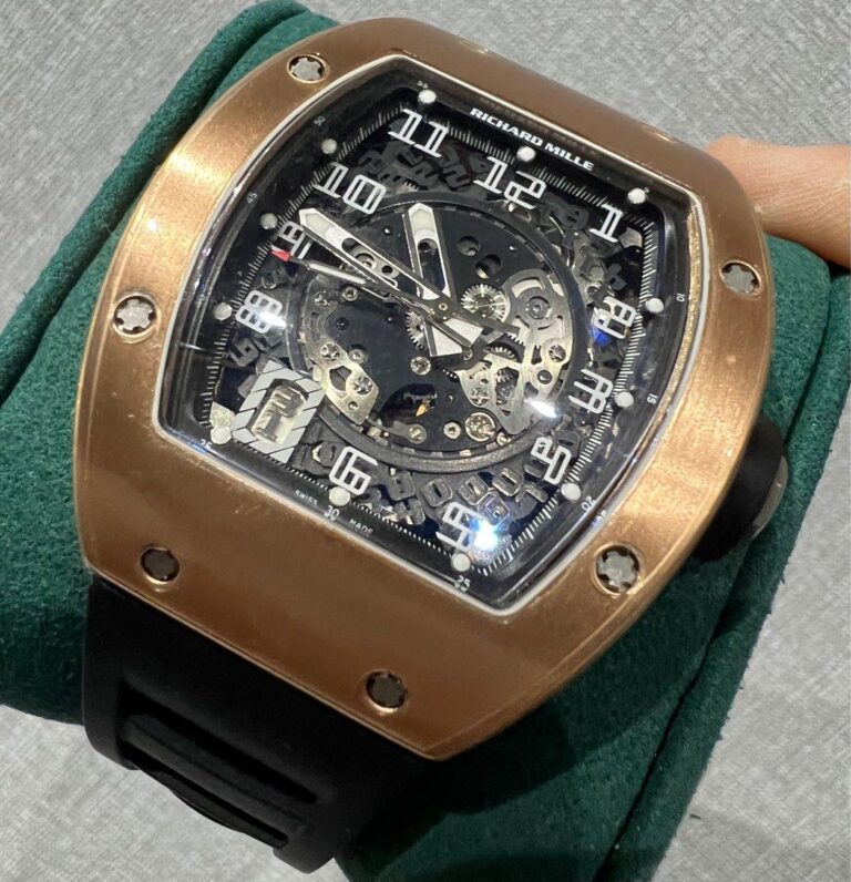Preowned Like New Y2008 Richard Mille RM010 RM10 Rosegold