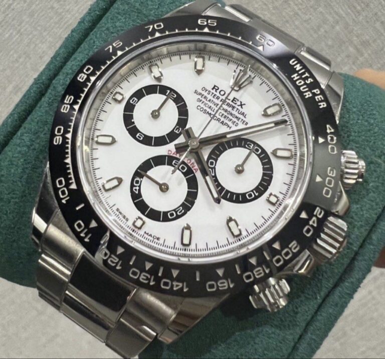 Like New Y2017/12 Rolex Daytona White Ceramic Panda Steel 116500LN