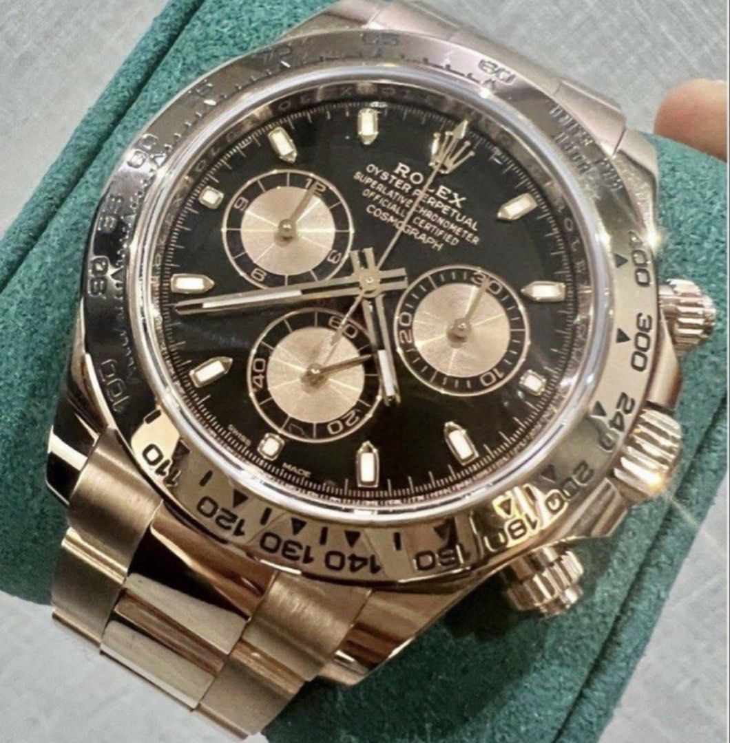 Preowned Y2019 Rolex Daytona Rosegold Black 116505