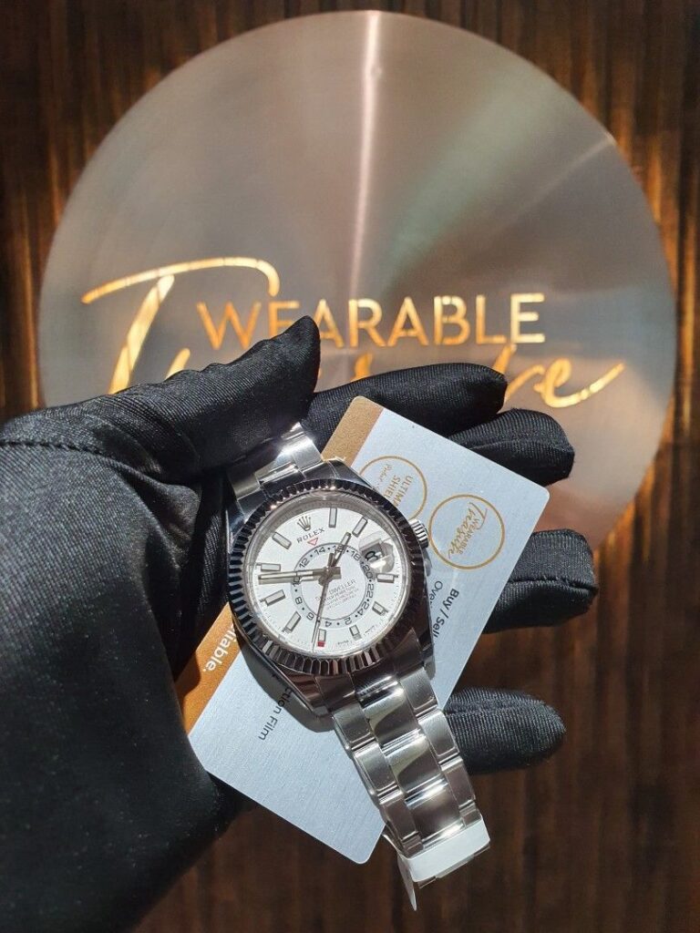 2020 Rolex sky dweller 326934 white complication calendar sports white gold men 42mm🤍❤