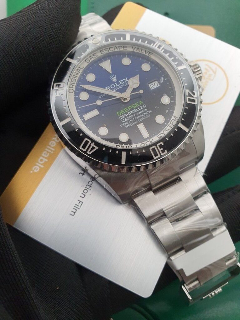 Brand new 2019 Rolex 126660 blue James Cameron dive watch deepsea sea-dweller
