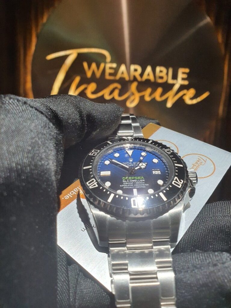 2016 cheapest rolex 44mm super sharp deepsea James Cameron blue sea dweller blue