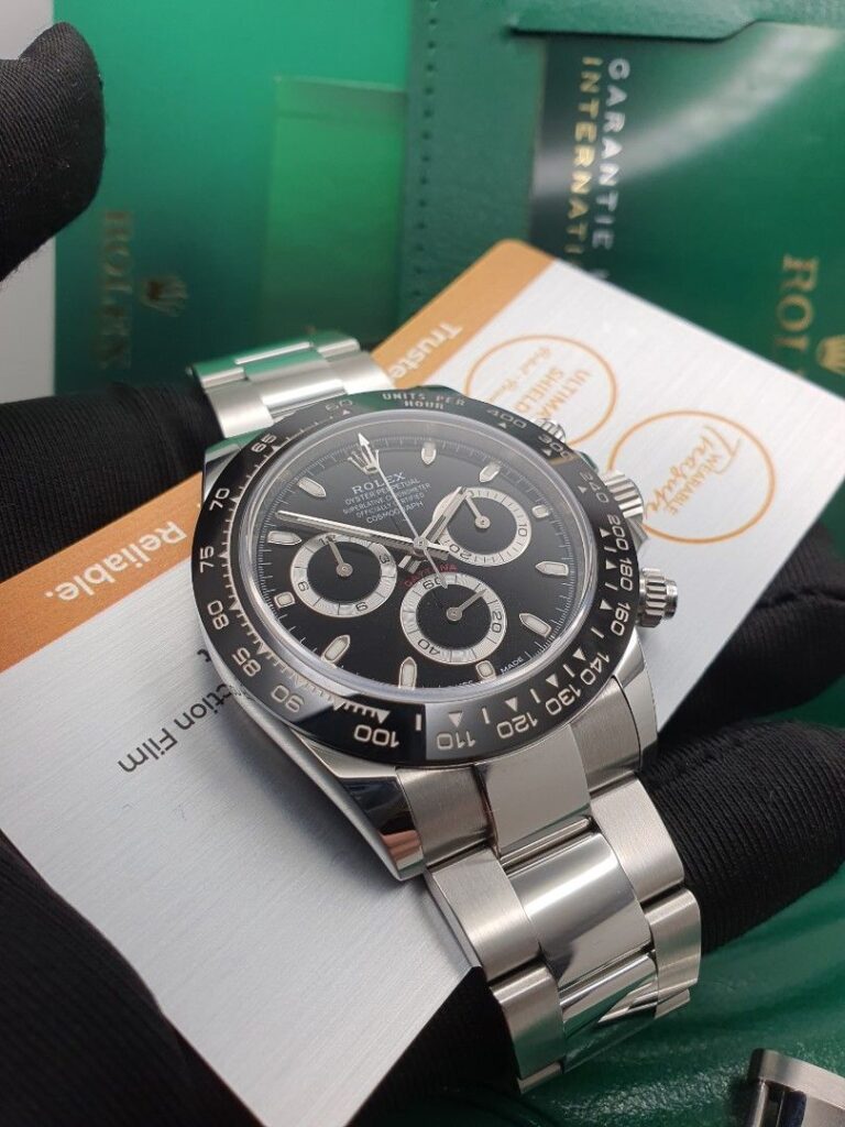 2022 Rolex Daytona 116500LN black dial ceramic discontinued daytona cosmograph 40mm sports model