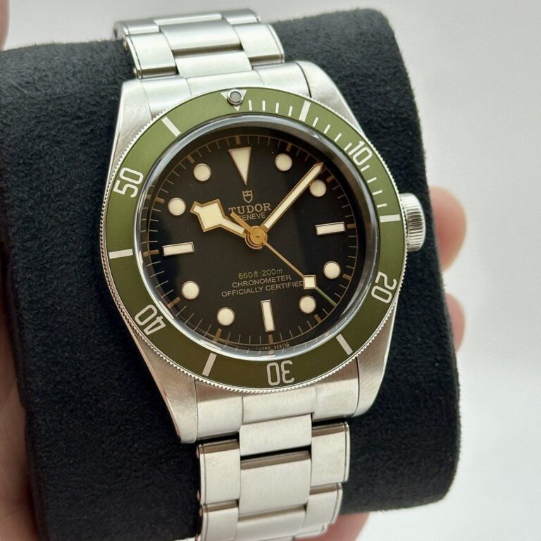 Tudor Black Bay Harrods 79230 79230G Special Edition Uk Green Bezel Kermit