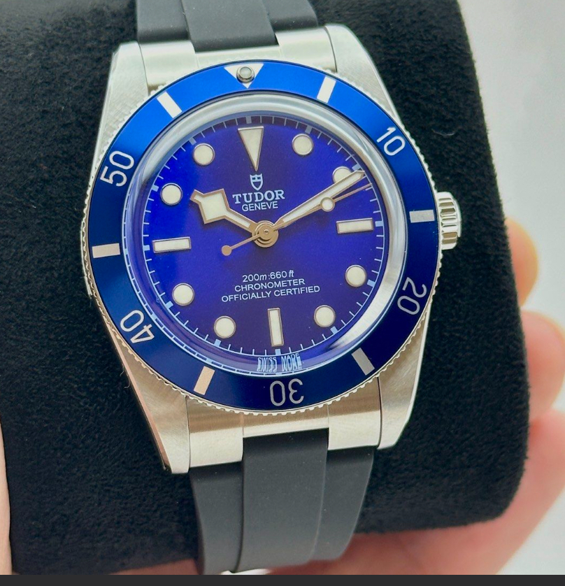2026 July Tudor Black Bay 54  Blue Rubber Strap BB54 79000 79000B  Unworn Full Set