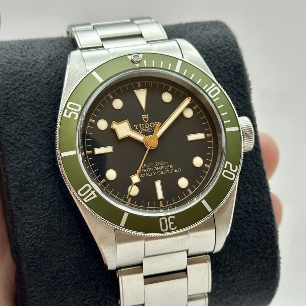 2018 Tudor Black Bay Harrods 79230 79230G Special Edition Full Set Green Bezel Kermit