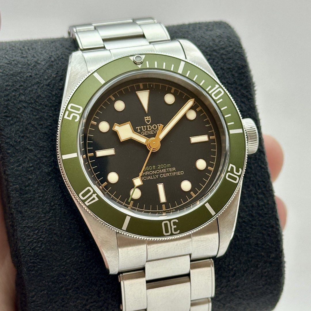 2018 Tudor Black Bay Harrods 79230 79230G Special Edition Full Set Green Bezel Kermit
