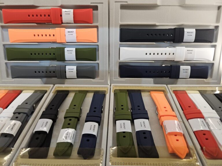 ZRC ROCHET RUBBER STRAPS (RED/NAVY BLUE/OLIVE GREEN/ORANGE/BLACK/GREY/WHITE)