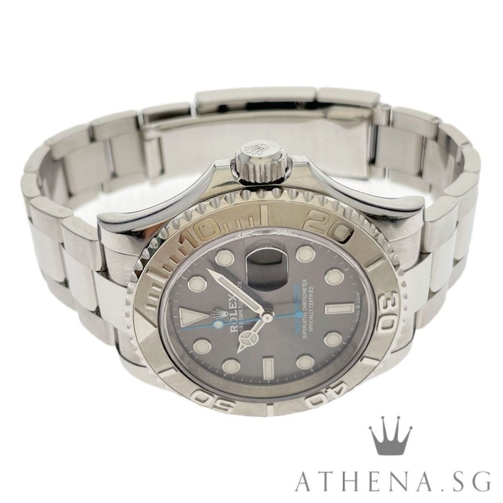 UNWORN!! ROLEX ROLESIUM OYSTER PERPETUAL DATE YACHT MASTER 40 “AN” SERIES “RHODIUM SLATE DIAL” WITH BOX & CERT DATED (06/2025) (UNDER AGENT WARRANTY) 126622