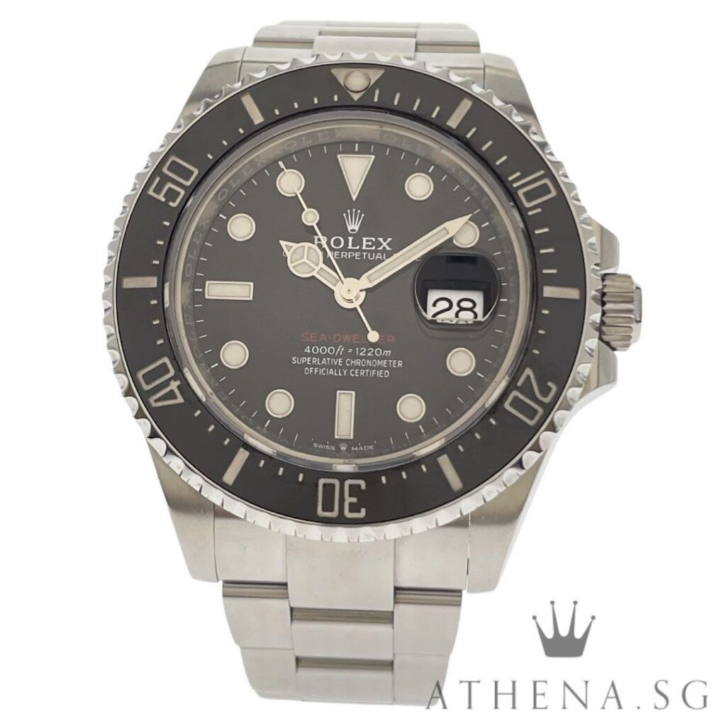ROLEX OYSTER PERPETUAL DATE SEA-DWELLER 43MM “AN” SERIES “SINGLE RED” WITH BOX & CERT DATED (12/2022) (STILL UNDER AGENT WARRANTY) 126600