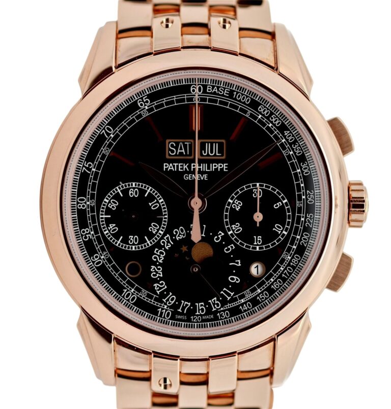 Patek Philippe Perpetual Calendar Chronograph Full Bracelet Rose Gold, 5270/1R