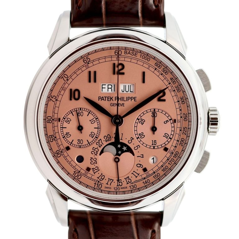 Patek Philippe Perpetual Calendar Chronograph “Salmon Dial” Platinum, 5270P-001
