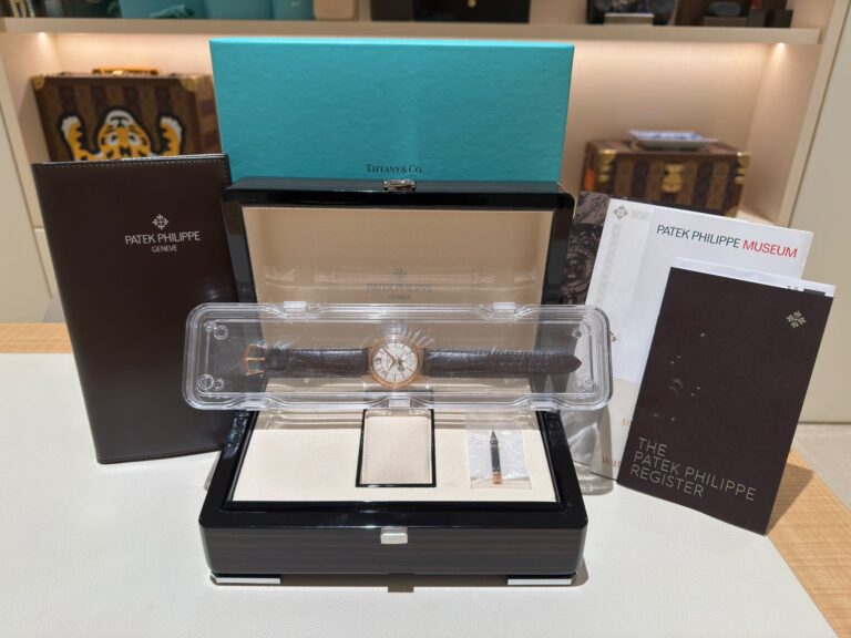 Patek Philippe Annual Calendar Moonphase Rose Gold Tiffany & Co. Stamped Dial