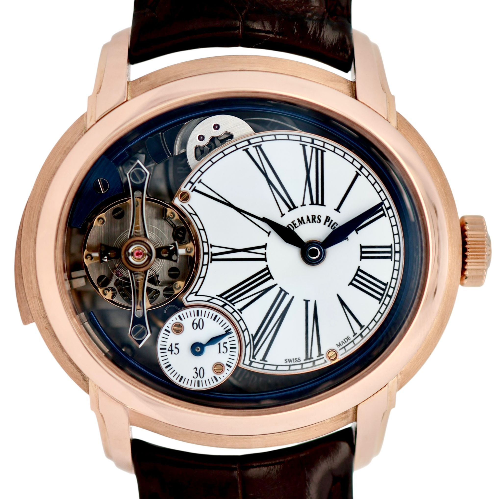 Audemars Piguet Millenary Minute Repeater “White Enamel Dial” Rose Gold