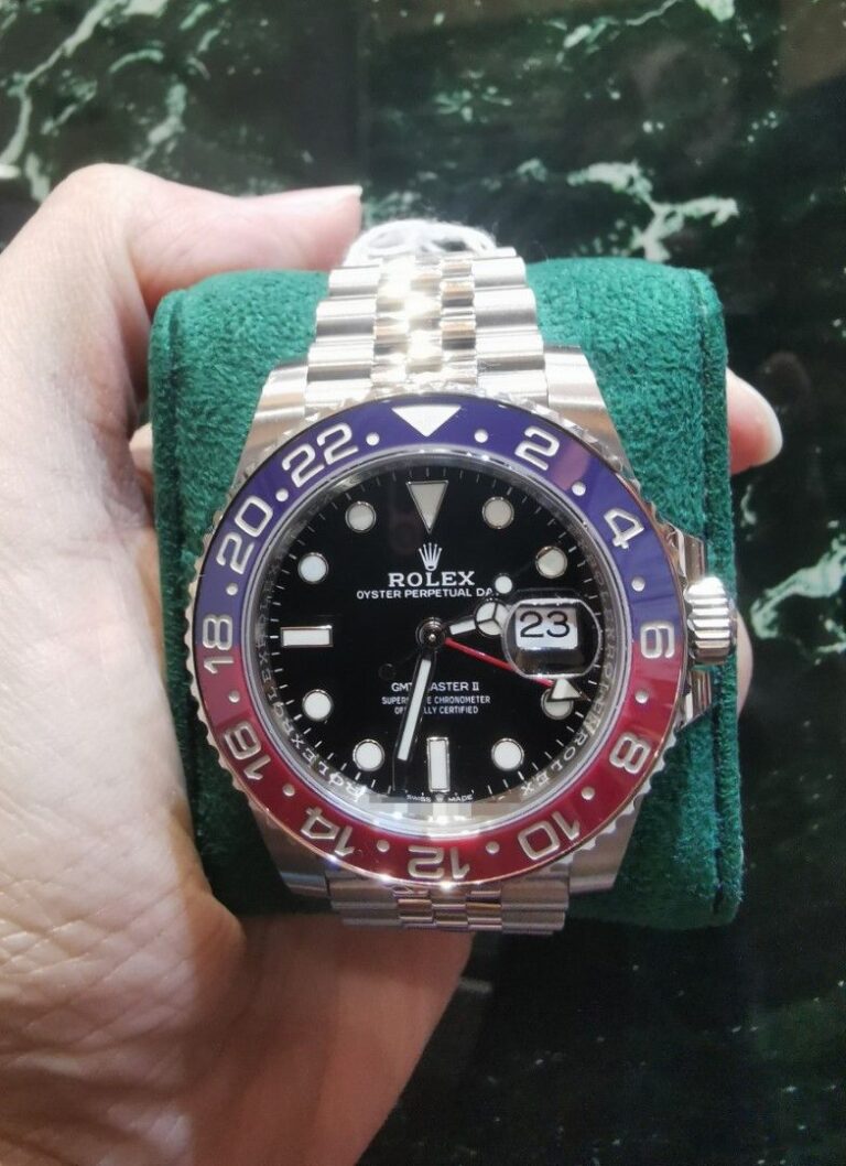 April 2022 Rolex Gmt master 2 steel ceramic Pepsi jubilee 126710blro