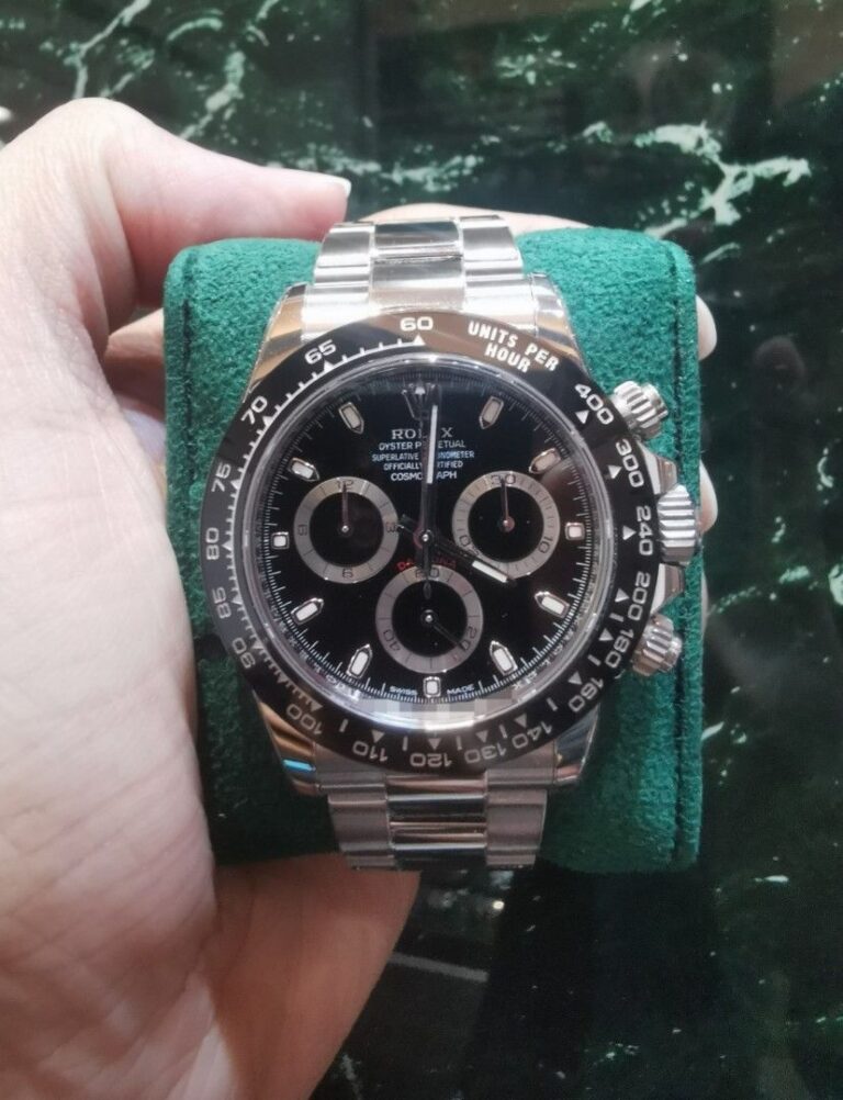 Dec 2022 Rolex Daytona steel ceramic black dial Godzilla 116500ln