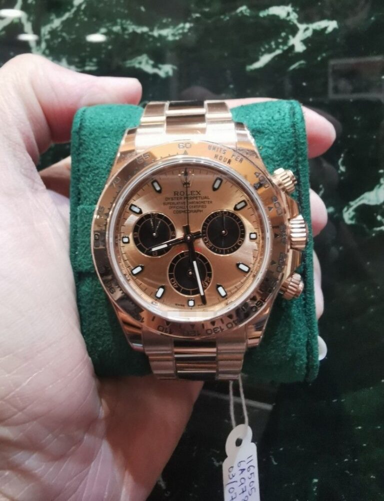 Rolex Daytona full rose gold pink dial 116505