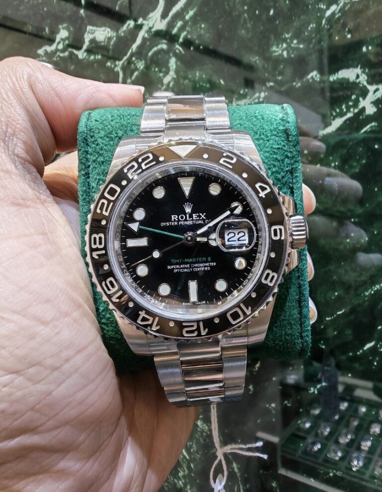 Rolex GMT master 2 steel ceramic black dial oyster 116710ln