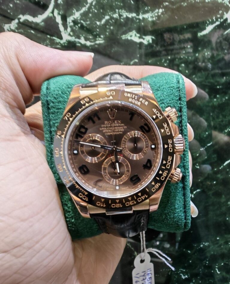 Rolex Daytona full rose gold chocolate Arabic 116515ln