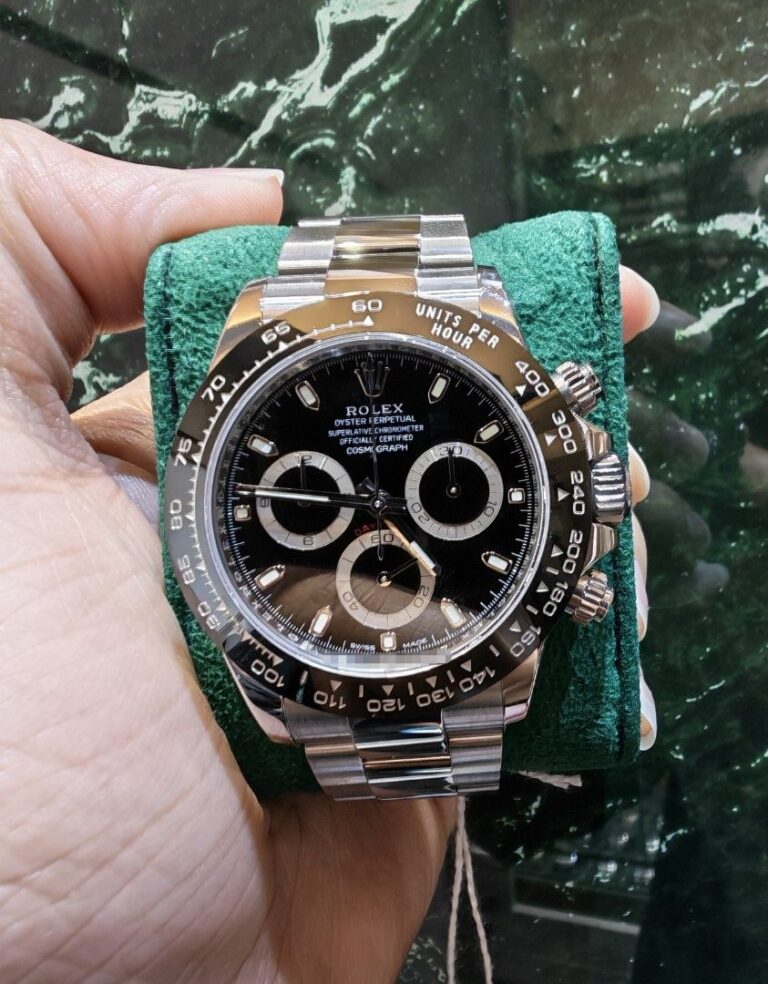 July 2022 Rolex Daytona steel ceramic black dial gozilla 116500ln