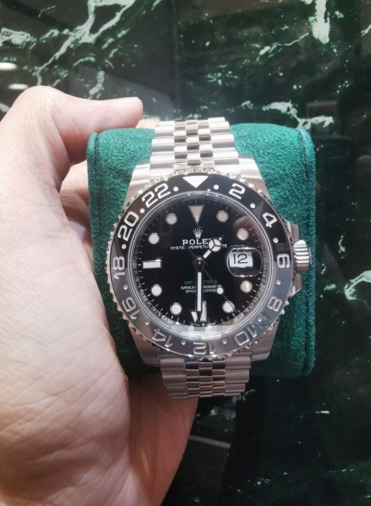 Nov 2025 Rolex Gmt master 2 steel ceramic Bruce Wayne Jubilee 126710grnr