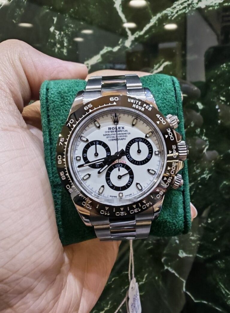 Local ad invoice Rolex Daytona steel ceramic white panda dial 116500ln