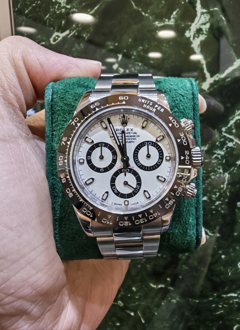 Local ad Rolex Daytona steel ceramic white panda dial 116500ln