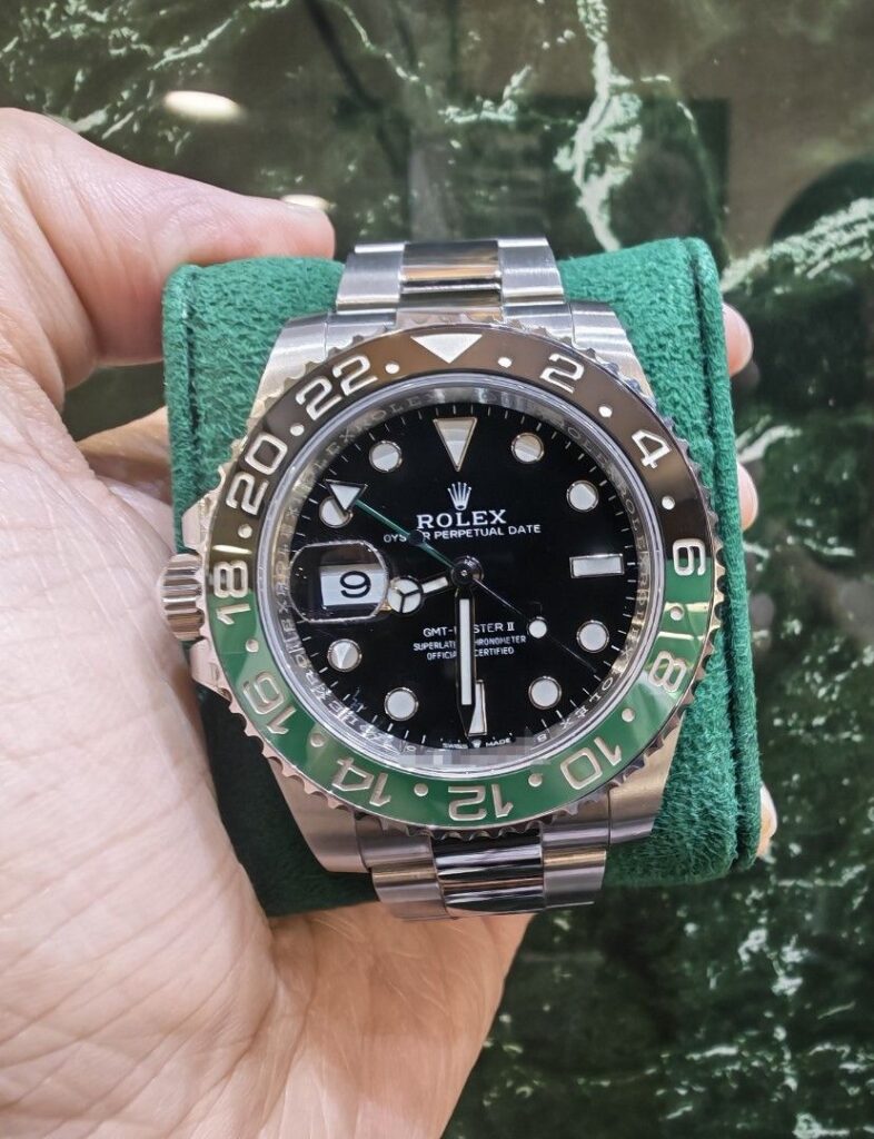 Dec 2022 Rolex GMT master 2 steel ceramic sprite oyster 126720vtnr