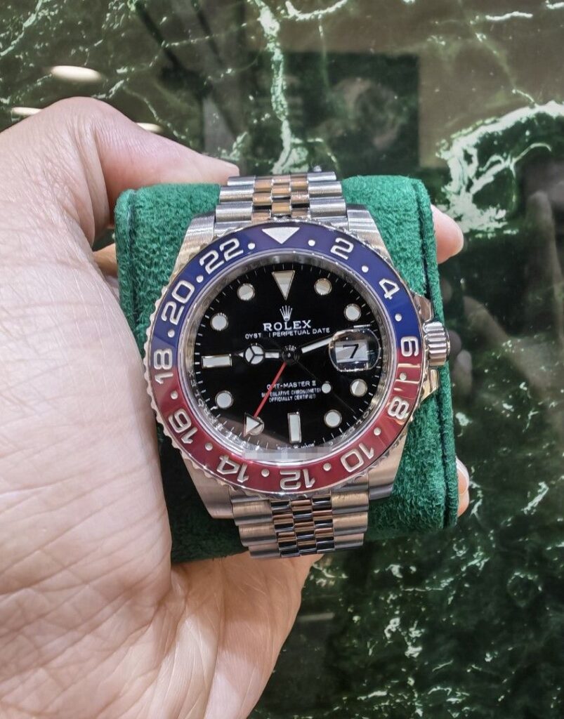 2021 Rolex GMT master 2 steel ceramic pepsi jubilee 126710blro