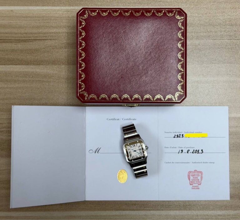 CHEAPEST🔥 Cartier Santos Galbee XL Ref. 2823 Two Tone FULL SET Like New W20099C4