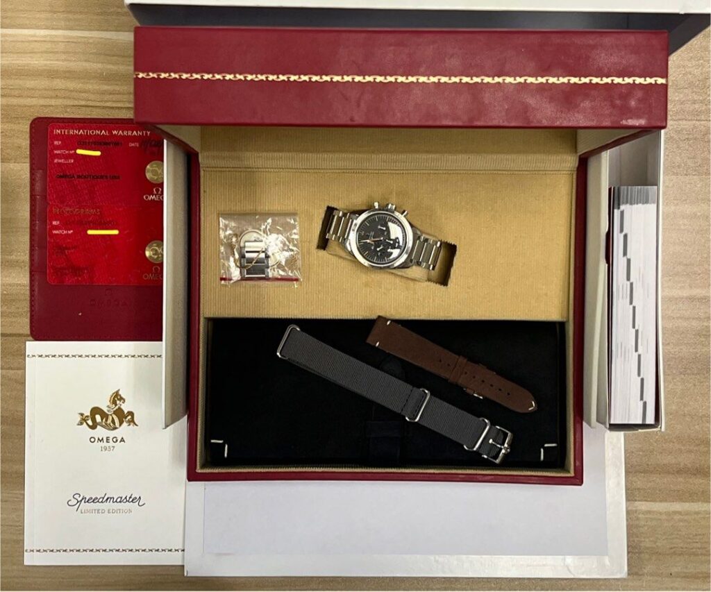 RARE Omega Speedmaster 57 Trilogy 1957 rerelease 60th Anniversary Limited edition Full Set Like New Bracelet