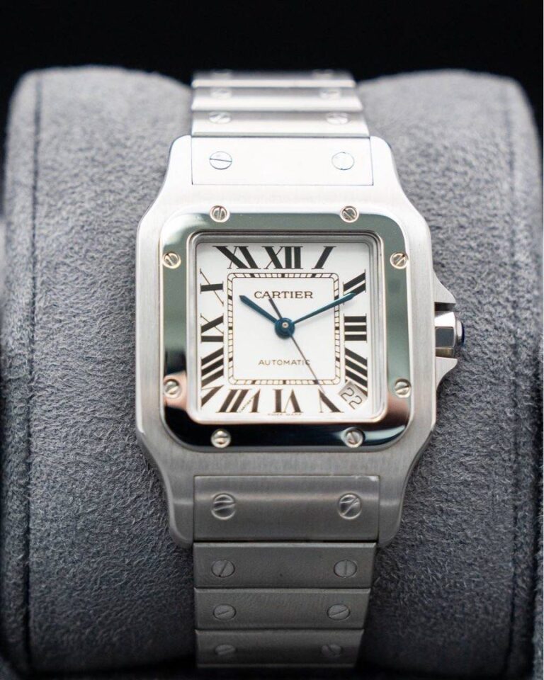 Cartier Santos Galbee XL Ref. 2823 Stainless Steel Like New W20098D6