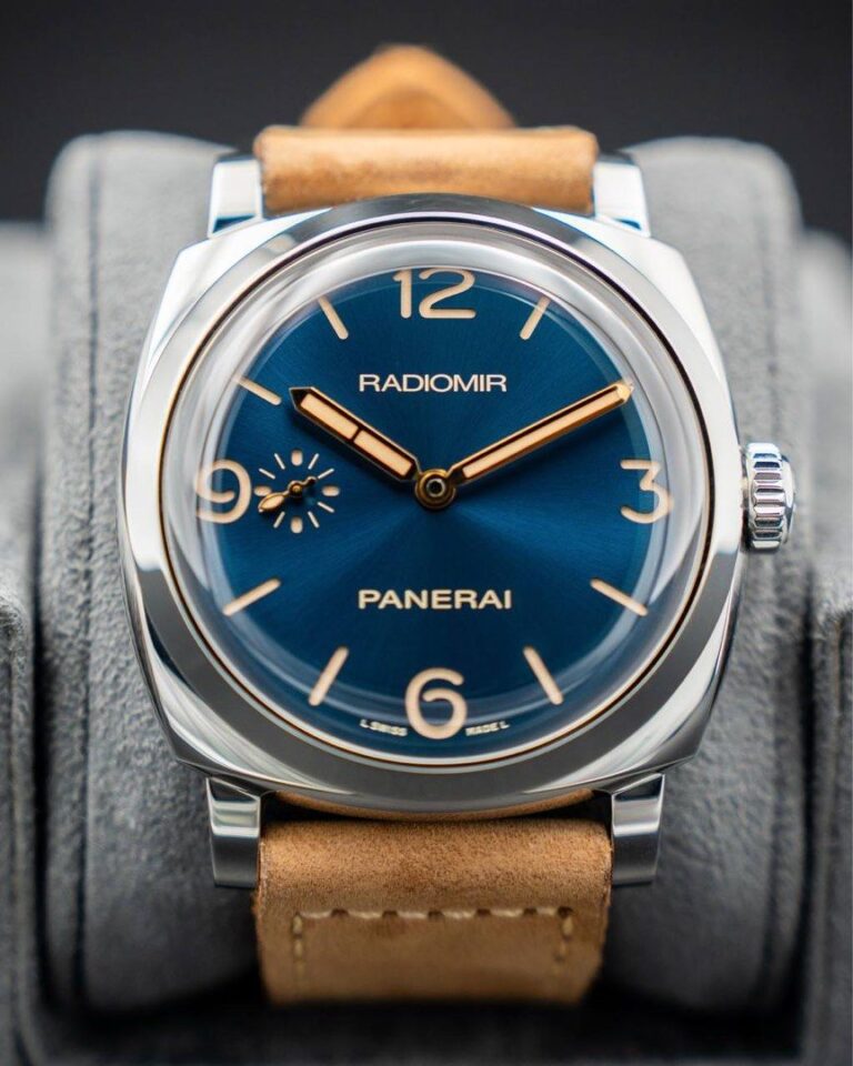 RARE🔥 Panerai PAM00690 Radiomir 1940 3 Days Boutique Blue 47mm Sandwich Dial Full Set 2016 Like New PAM690