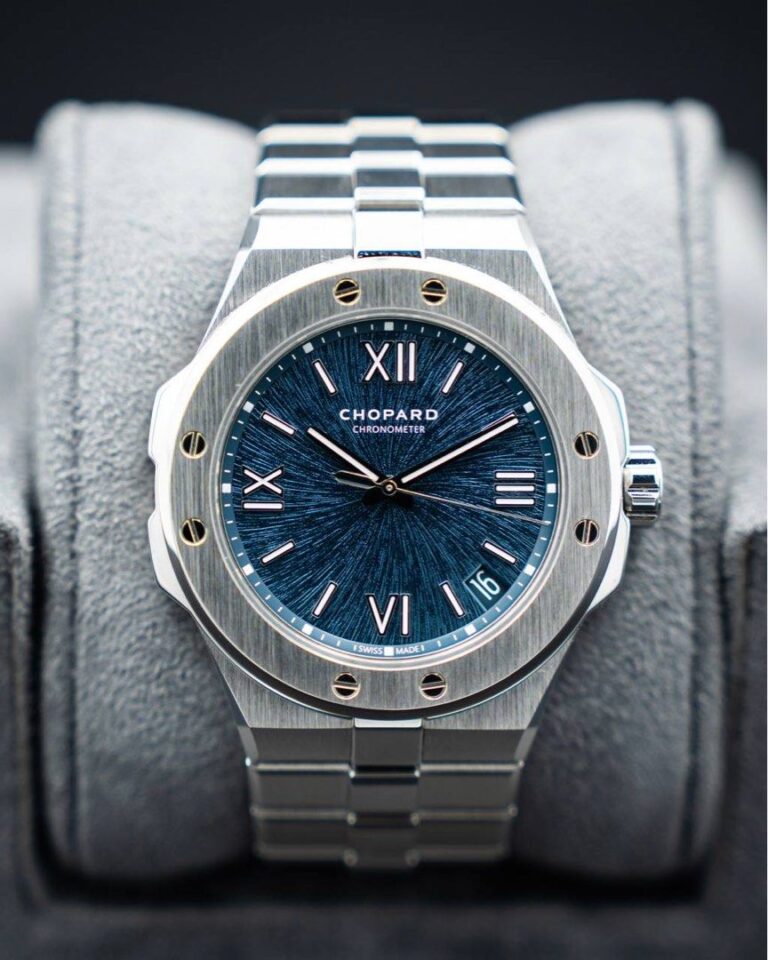 Chopard Alpine Eagle Large 41mm Blue Ref. IW388103 Stainless Steel Full Set 2024 Like New