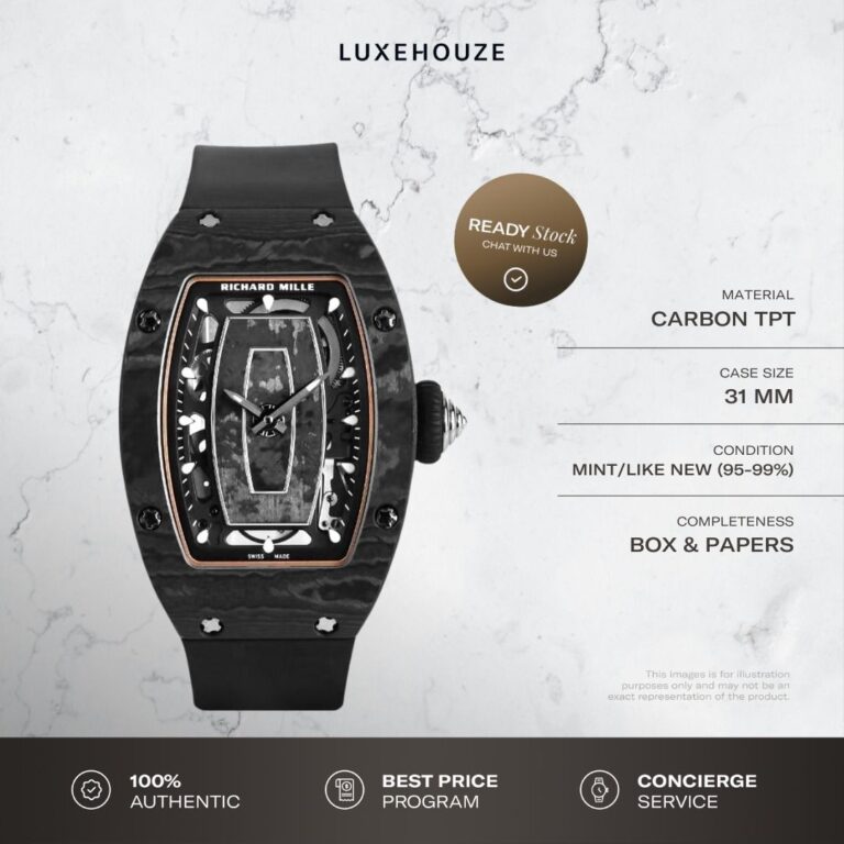 Mint 2020 Richard Mille RM07-01 Black Carbon TPT