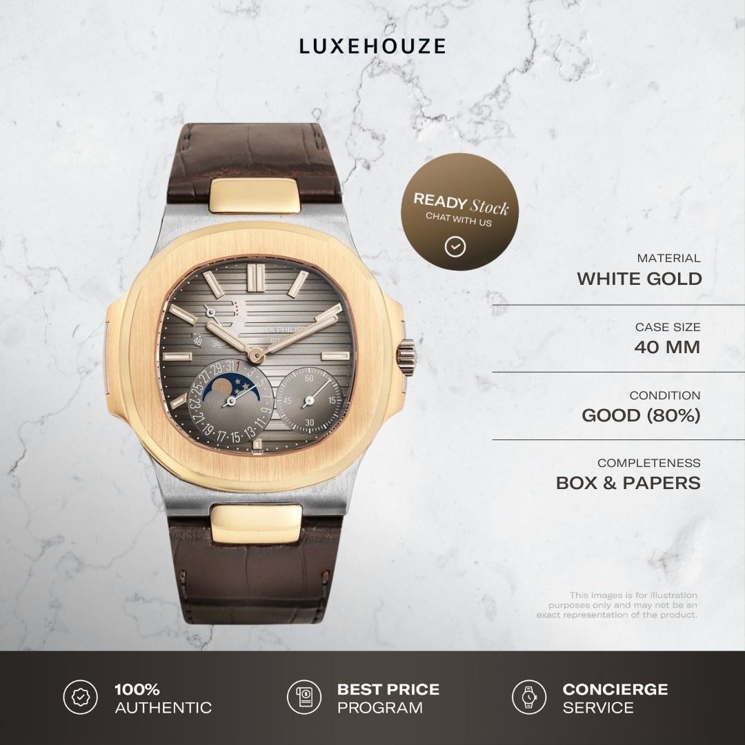 Mint 2013 Patek Philippe Nautilus 5712GR-001 Grey – SgWatchHub