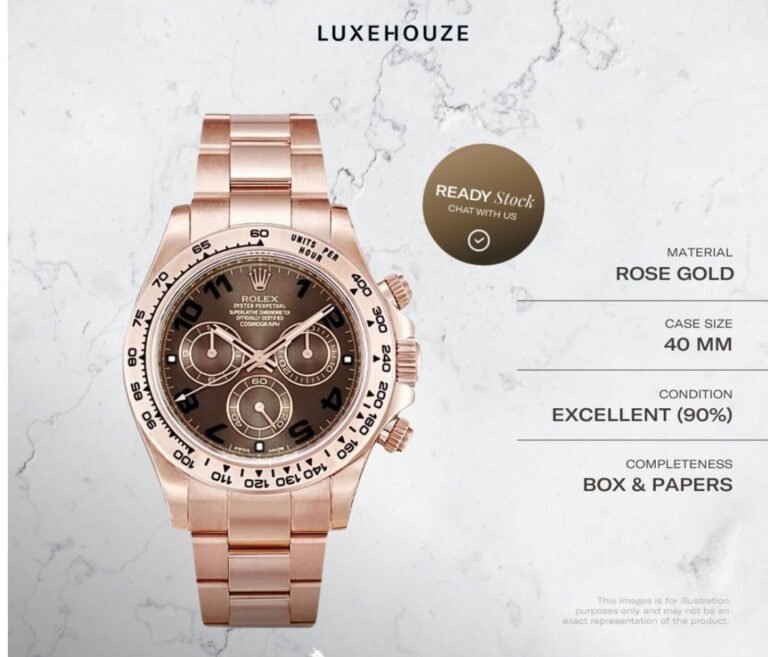 Mint May 2014 Rolex Daytona 116505 Chocolate Arabic Dial Oyster
